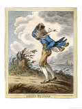 Windswept Man Battles His Way Across Hampstead Heath