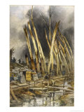 Buy Devastated Trees at the French Front Line at Het-Sas Yser at AllPosters.com