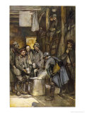 Buy German Prisoners in a French Camp at Souville are Fed by Their Captors at AllPosters.com