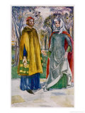 Buy He Wears an Overcoat with Slashed Sleeves for Convenience at AllPosters.com