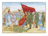Buy Miao People Welcoming the People's Liberation Army at AllPosters.com