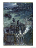 Buy French Troops Cross a Ford on Their Way to the Front Line Trenches at AllPosters.com