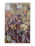 Buy The Young King Edward V Rides into London Accompanied by His Uncle Richard Duke of Gloucester at AllPosters.com
