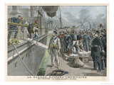 Spanish Prisoners the First Group of Spanish Prisoners are Taken from Cuba to Key West Florida