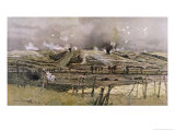 Buy Battle in Progress in the Main De Massiges Region of France at AllPosters.com