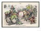 Buy Theodore Roosevelt 26th American President Celebrating St. Patrick's Day in Washington at AllPosters.com