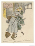 With the War at an End a French Soldier is Joyfully Reunited with His Loved One