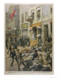 Buy The Sinking of the "Lusitania" Sparks off Attacks on German Shops in London at AllPosters.com