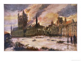 Buy The Burning of the Cloth Hall in Ypres Belgium at AllPosters.com