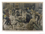 Buy Germans Bombard Paris a German Shell Hits the Church of Saint-Gervais Paris Killing Many at AllPosters.com