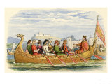 Buy Edgar is Rowed Onn the Dee by Eight Kings to Demonstrate His Overlordship and Imperial Pretentions at AllPosters.com