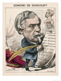 Buy Edmond-Louis-Antoine Huot De Goncourt French Novelist: a Satirical View at AllPosters.com