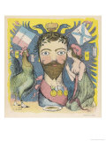 Buy Nikolay Aleksandrovich Tsar Nicolas II Satirical View at AllPosters.com