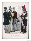 Buy French Soldiers with Three Civilian Men at AllPosters.com