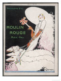 Programme Cover for the Moulin Rouge, Paris