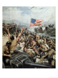 Buy Americans Triumphant Land on Japanese Soil Near Tokyo at AllPosters.com