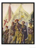 Buy Young and Old Stand Together with Pride as Members of the Requetes the Carlist Militia Movement at AllPosters.com