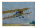 French Warplane Leaves on the Dawn Patrol