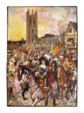 Prince Rupert and His Troops March Confidently Through Oxford