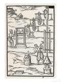 Buy Medieval Depiction of Rolling out Sheet Metal at AllPosters.com