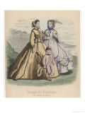 Buy Boy: Danish Trousers and Zouave Jacket. Women: Bodice with Square Basques Fourreau Skirt at AllPosters.com