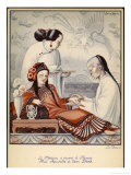 Chinese Doctor Feels the Pulse of an Aristocratic Patient with Exceedingly Long Finger Nails