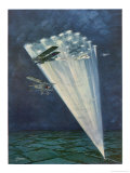 Buy Searchlights at Night at AllPosters.com