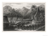 Tribal Dance of the People of Viti Levu the Largest Island in the Fiji Group