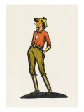 Buy The Gold Digger. a Character from the Chronicle of Dickens' First American Visit in 1842 at AllPosters.com