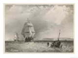 Sailing Vessels off the North Foreland Kent