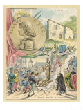 Buy Joan of Arc, Her Supposed Home at Domremy and Her Supposed Death at AllPosters.com