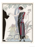 Sleeveless Slash Neck Chinese or Orientally Inspired Black Dress by Worth with Red Tassel Detail