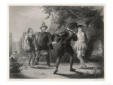 Buy Twelth Night, Viola Disguised as a Youth Finds Herself Called Upon to Fight a Duel at AllPosters.com