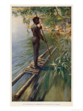 Buy Simple Raft Used by Native Australians at AllPosters.com