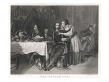 Buy Gentleman Hesitates Before Quaffing from a Goblet at AllPosters.com
