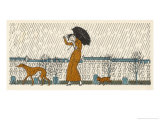 Buy Rain or Fine Dogs Must be Taken for Their Walk at AllPosters.com