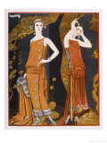 Buy Orientally Inspired Gowns by Worth in Lacquer Reds at AllPosters.com