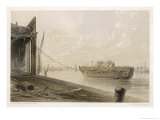 The Cable is Passed from the Works to a Hulk at Greenwich
