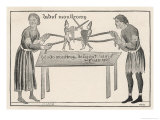 Playing with Toy Soldiers Equipped with Swords and Shields in the Middle Ages