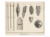 Buy Various Shields and Spears from 15th Century France at AllPosters.com