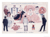 Buy Paris as a Visitor to the Montmartre District Might See It Full of Glamorous Showgirls at AllPosters.com
