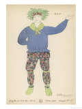 Buy The Winter's Tale, Costume Design for a Peasant in the 1920 Paris Production at AllPosters.com