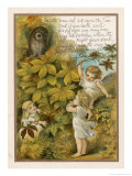 Buy The Little Brown Owl Sits up in the Tree and if You Look Well His Big Eyes You May See! at AllPosters.com