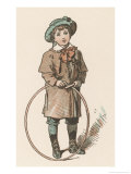 Buy Young Boy with His Hula Hoop at AllPosters.com