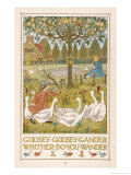 Buy Goosey Goosey Gander Whither Do You Wander? at AllPosters.com