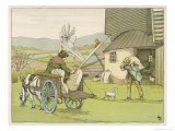 Buy The Miller Carries a Third Sack of Flour to a Waiting Cart at AllPosters.com