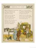 Buy English Guests Leave Their Hotel in a Cab Assisted by Three of the Hotel Staff and the Dog at AllPosters.com