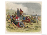 Buy The English Forces Await the Attack of the French at AllPosters.com