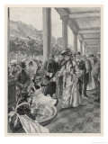 Buy Karlsbad: Taking the Waters in the Muhlbrunnen at AllPosters.com
