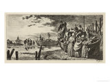 Buy People from the Whole Community Help with the Fishing Boats in Leith Scotland at AllPosters.com